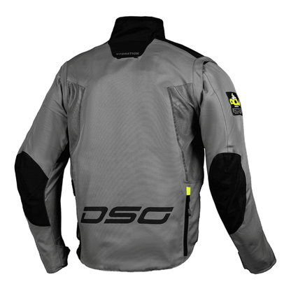 DSG Adv Riding Jacket Black Yellow Fluo - Riders Junction