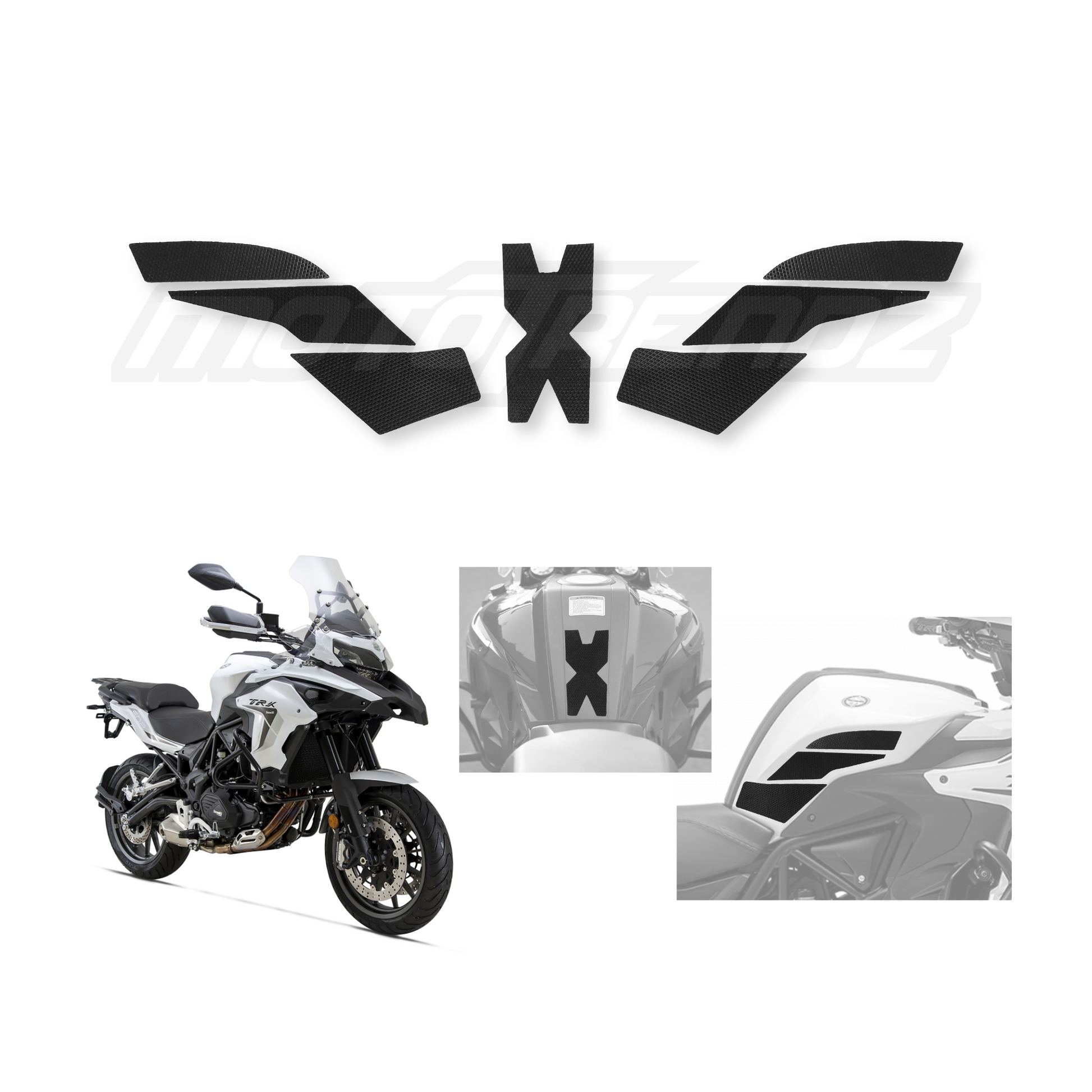 Traction Pads Benelli TRK 502 / 502 X - Mototrendz - Riders Junction