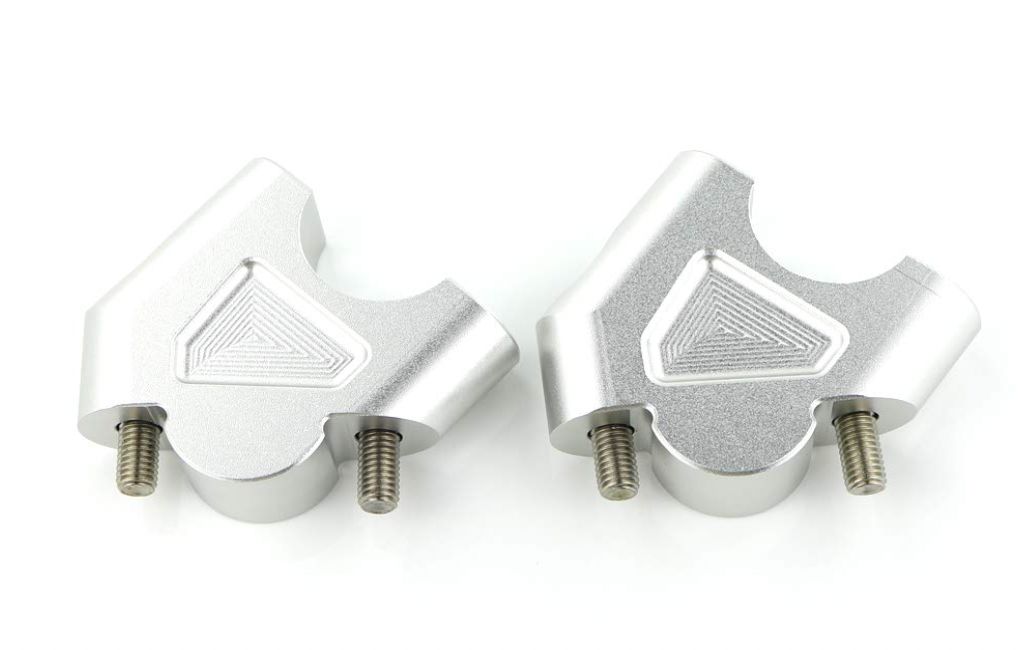 1.5 Inch Inclined Aluminum Handlebar Riser for BMW 1200GS / 1250GS - RJ Accessories