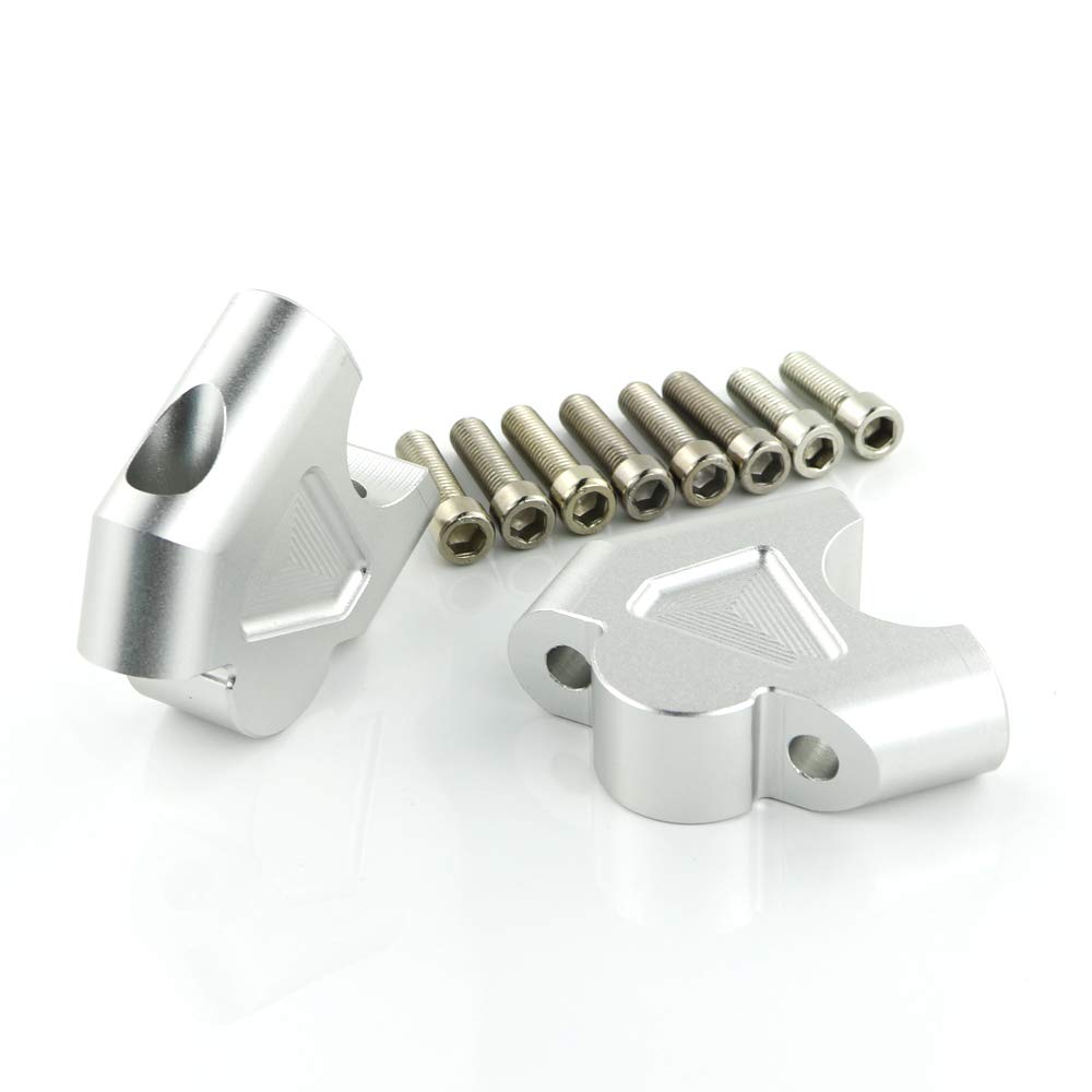 1.5 Inch Inclined Aluminum Handlebar Riser for BMW 1200GS / 1250GS - RJ Accessories