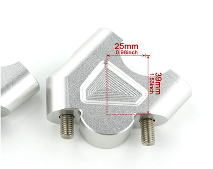 1.5 Inch Inclined Aluminum Handlebar Riser for BMW 1200GS / 1250GS - RJ Accessories