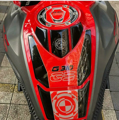 BMW 310GS Tank Pad Fuel Pad Gas Pad Set - Riders Junction