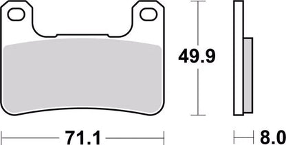 BREMBO FRONT BRAKE PADS 07SU27.LA: Kawasaki, Suzuki - Riders Junction