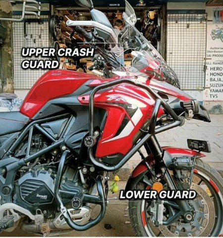 bs auto benelli trk 502 crash guard ss black