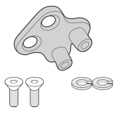 GIVI Fitting Kit to Mount Pannier Holder on Ducati Multistrada 950 Multistrada 1260 - PLR7406CAMKIT