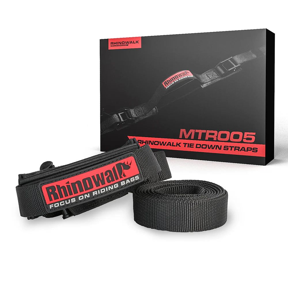 Rhinowalk Motorcycle Luggage Strap 2.5M Buckle Tie-Down Belt Cargo Straps for Motor Car Bike Reinforced Strap With Cam Buckle (MTR005)