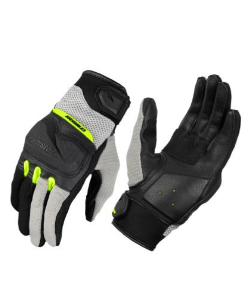 cramster breezer gloves hi viz green
