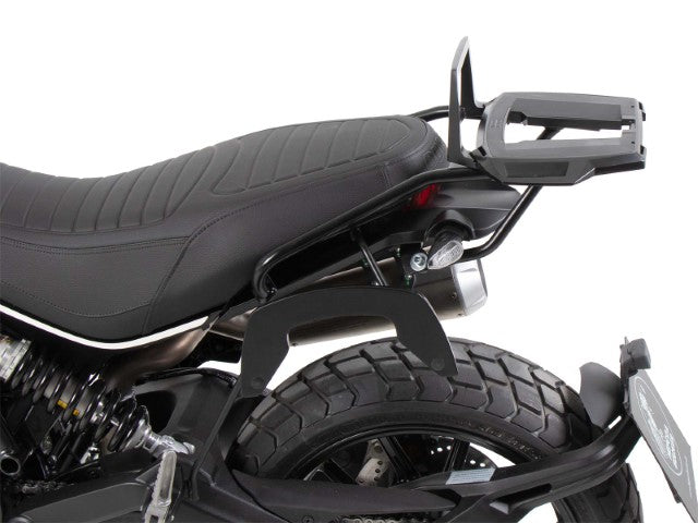 Ducati Scrambler 1100 Dark Pro Top Case Carrier - Fixed Hinge (ALU RACK) - HEPCO BECKER - 6527616 01 01 - Riders Junction