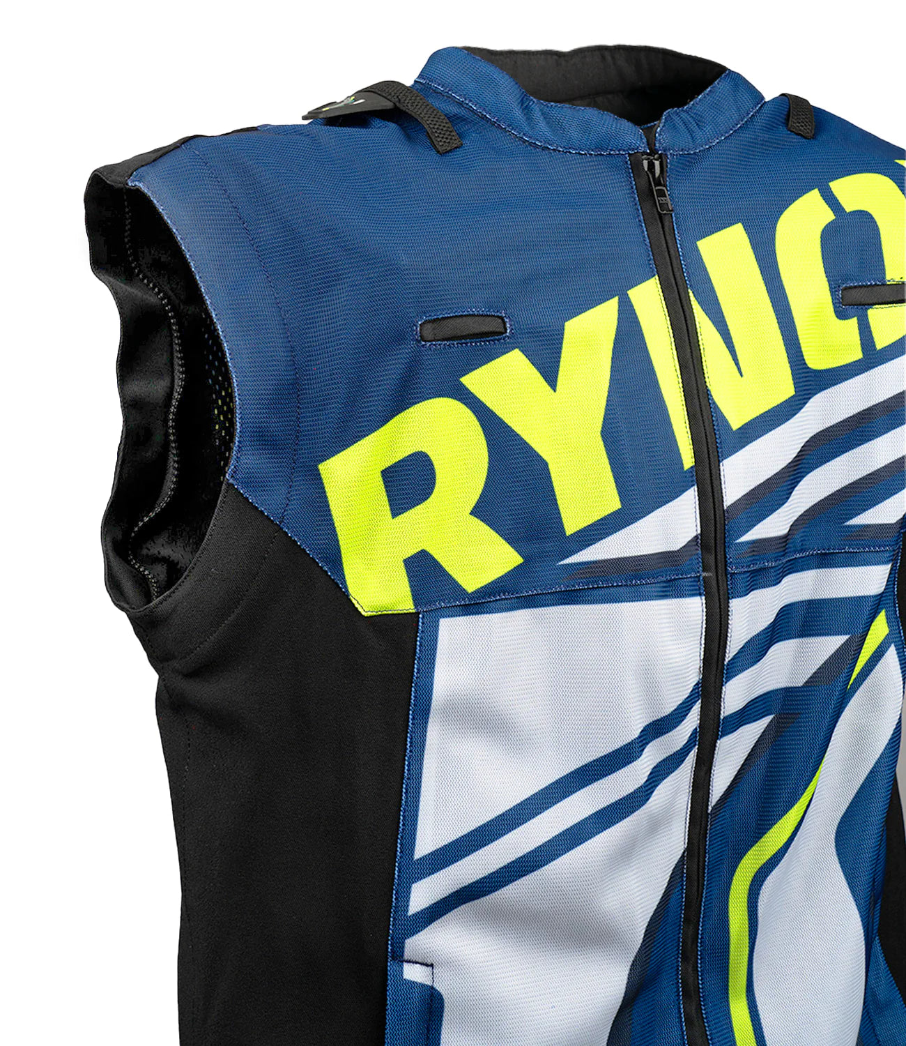 Rynox Dune Neo Trail Offroad/Riding Jacket - Blue Hi-Viz Green