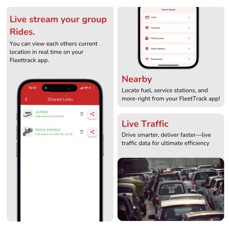 Fleettrack GPS Tracker with 1 Year Pre-Recharged SIM + Mobile App (Android & iOS)