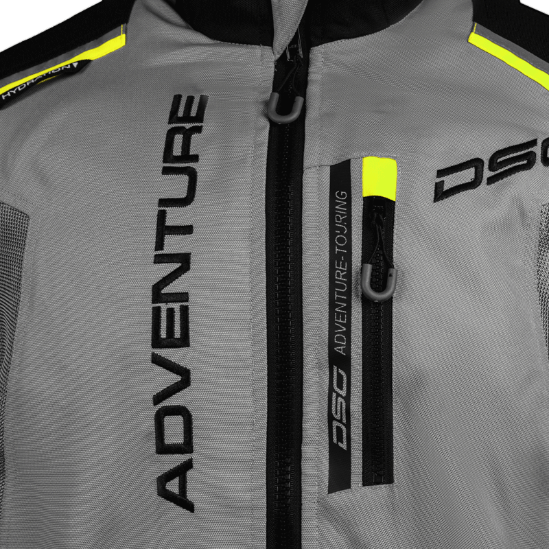 DSG Adv Riding Jacket Black Yellow Fluo - Riders Junction