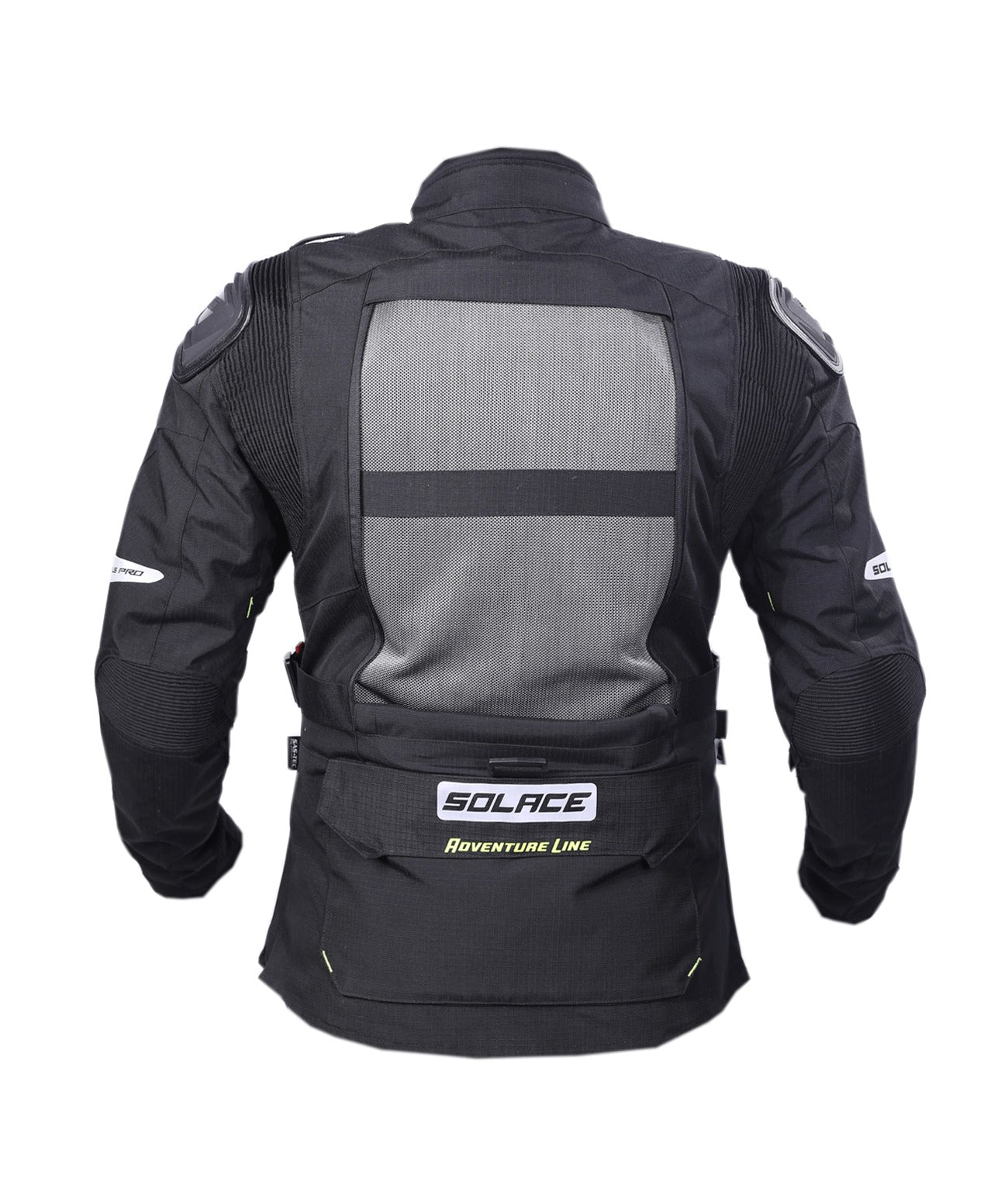 Solace Furious Pro Touring and Riding Jacket-Black