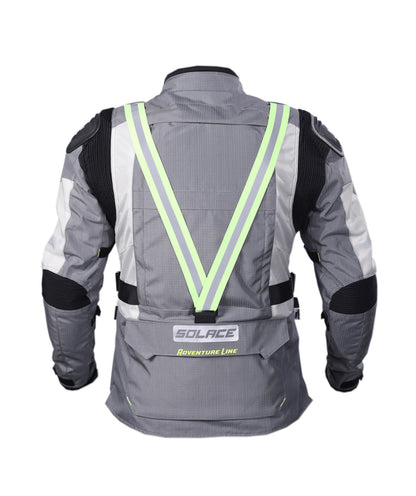 Solace Furious Pro Touring and Riding Jacket-Grey