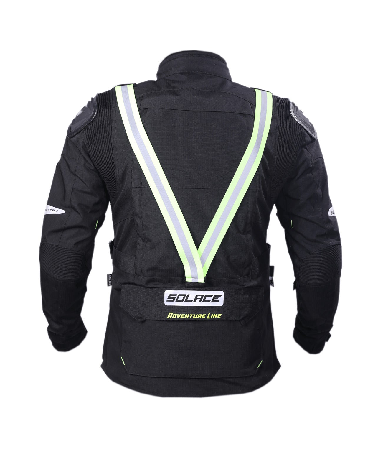 Solace Furious Pro Touring and Riding Jacket-Black