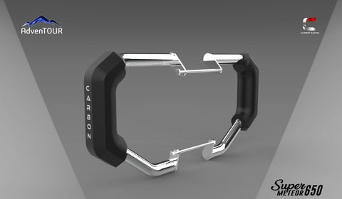 GUARDIAN - Premium Stainless Steel Crash Guard - Super Meteor 650 - Riders Junction