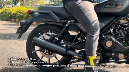 Silver Stallion Speed Slip-On Exhaust for Harley Davidson 440x