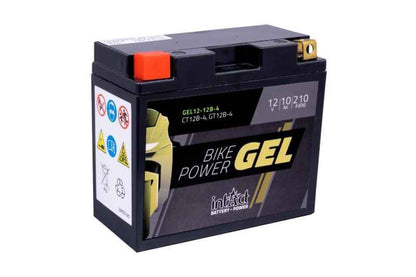 intAct Battery 10Ah GEL (YT12B-BS) 210A- (GEL12-12B-4)