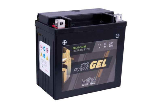 intAct Battery 12Ah GEL (YTX14-BS) 250A- (GEL12-14-BS)