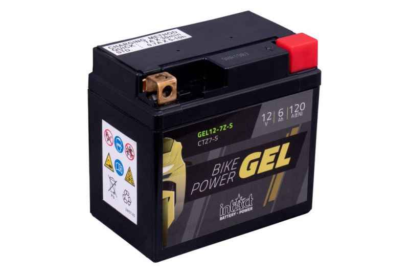 intAct Battery 6Ah GEL (YTZ7S) 120A- (GEL12-7Z-S)