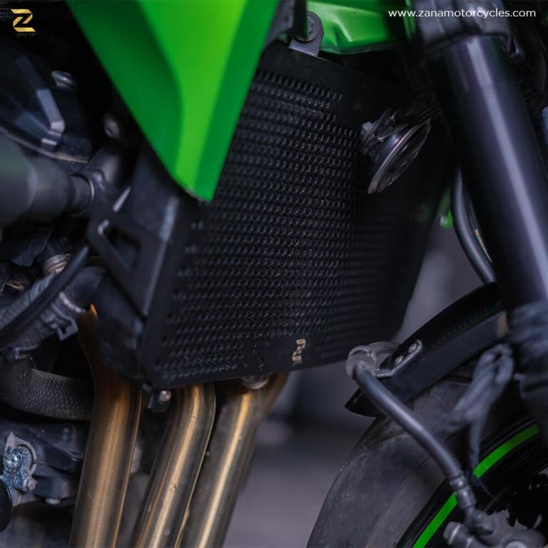 Raditor Guard Honeycomb Black Texture For Kawasaki Z-900 - ZP-019 - Riders Junction