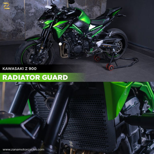Raditor Guard Honeycomb Black Texture For Kawasaki Z-900 - ZP-019 - Riders Junction