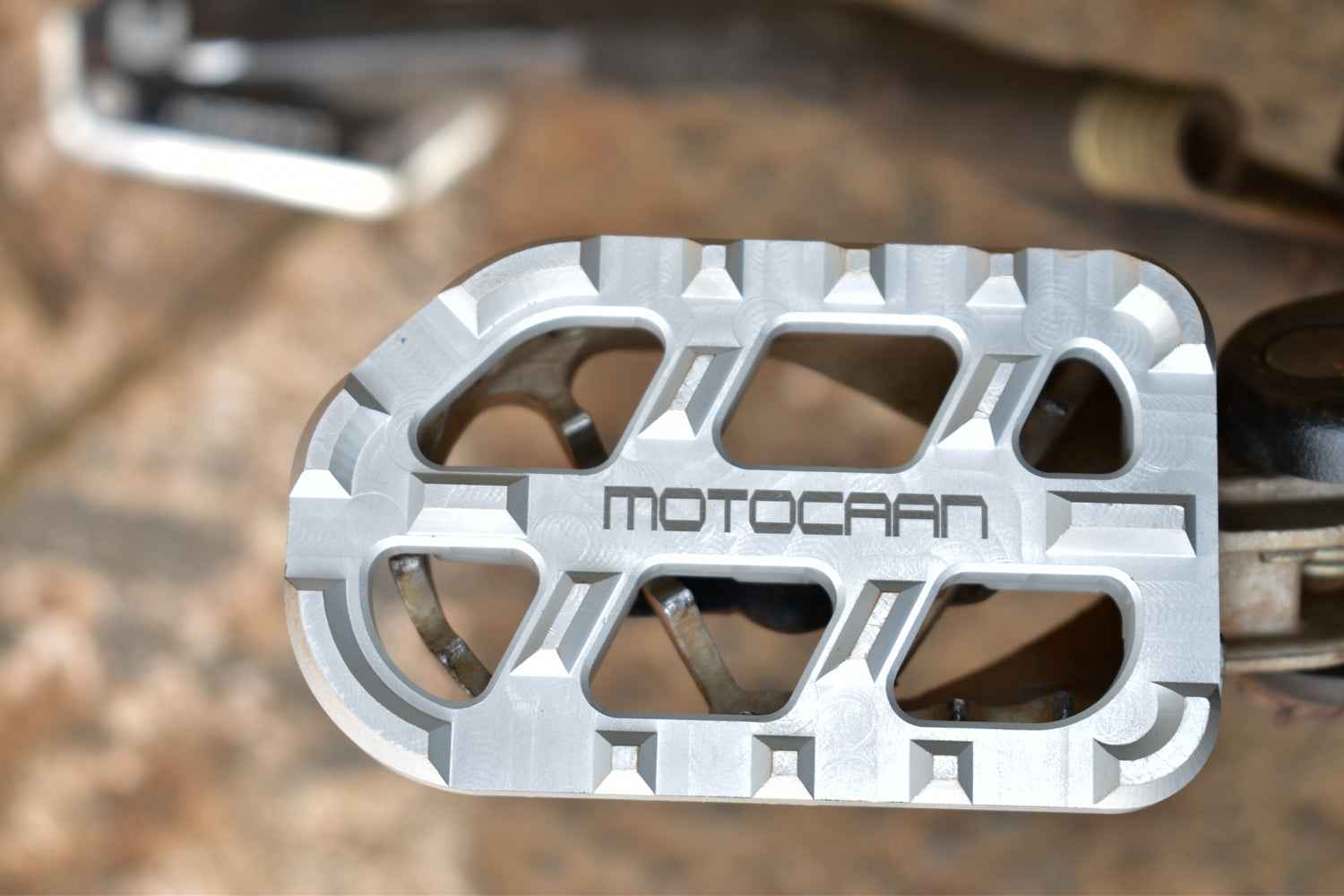 Anti Slip Foot Peg For KTM 390 Adventure- Silver - Motocaan