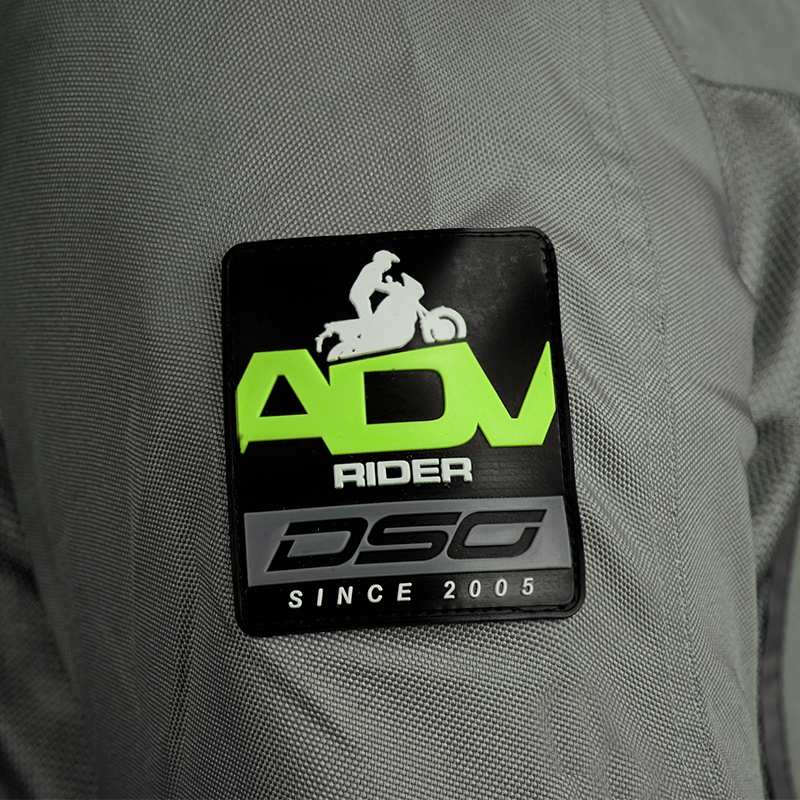 DSG Adv Riding Jacket Grey Black Yellow Flou - Riders Junction