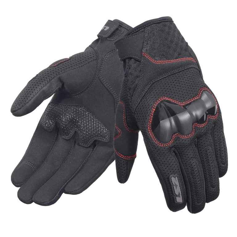 LS2 Chaki Evo Riding Gloves - Black