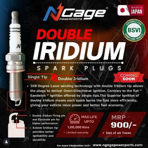 ngage double iridium spark plug