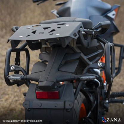 ZANA Saddle Stay for KTM Duke 390/250/200/390 Gen 3 - MS Black with Jerry Can Mount - ZI-8412 - Riders Junction