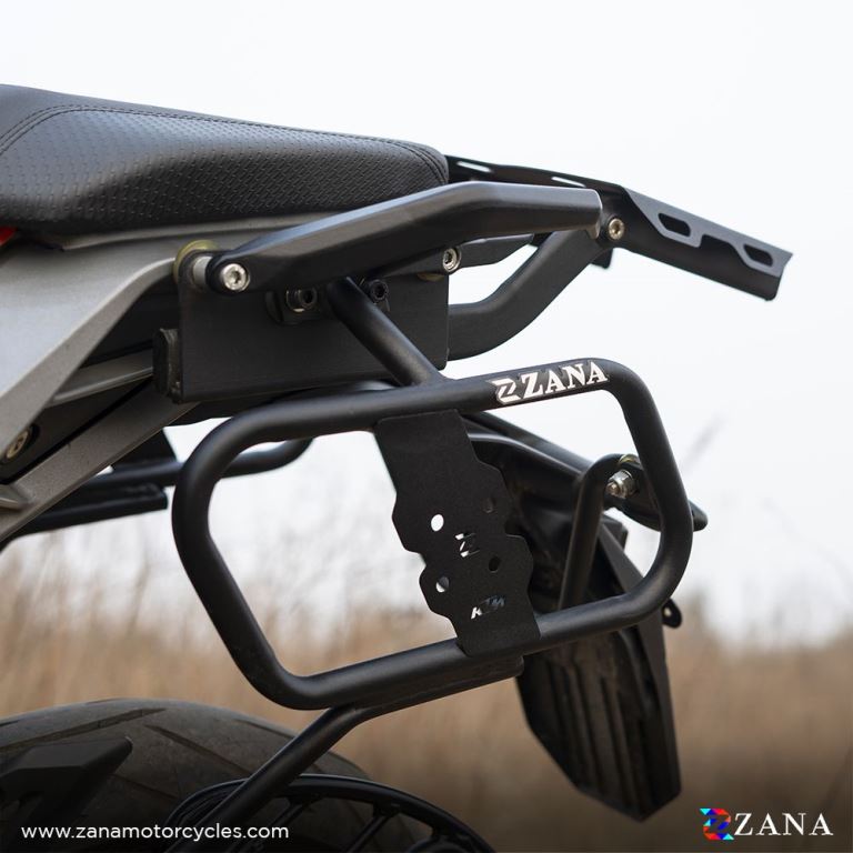 ZANA Saddle Stay for KTM Duke 390/250/200/390 Gen 3 - MS Black with Jerry Can Mount - ZI-8412 - Riders Junction