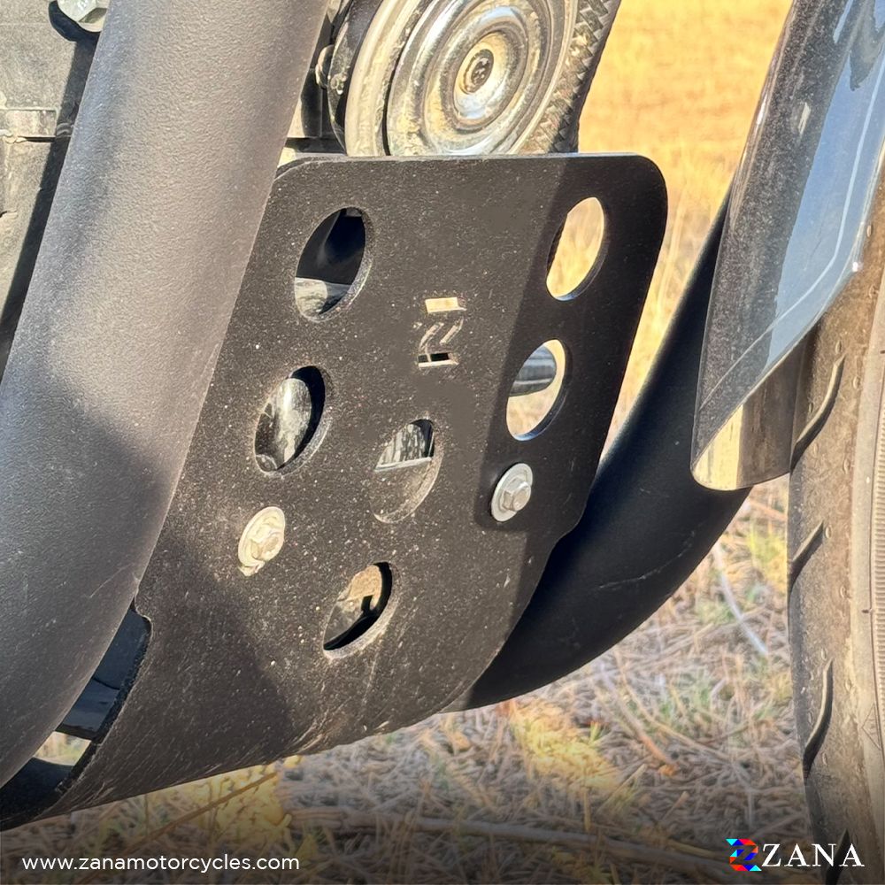 Bash Plate for Shotgun 650 (Black, Aluminum) - ZI-8466 - Riders Junction