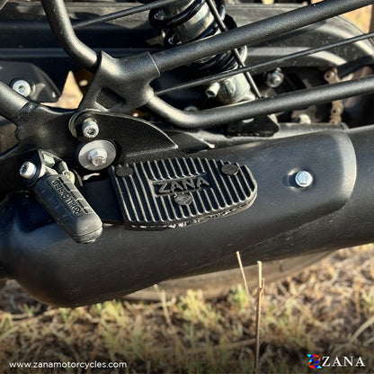 Rear Footrest for Shotgun 650 (Black, Mild Steel) - ZI-8462 - Riders Junction