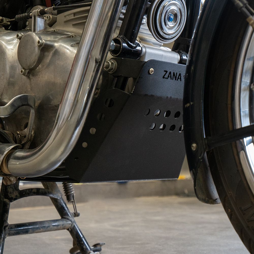 Bash Plate Black for RE Classic 350 Reborn-ZANA - ZI-8282