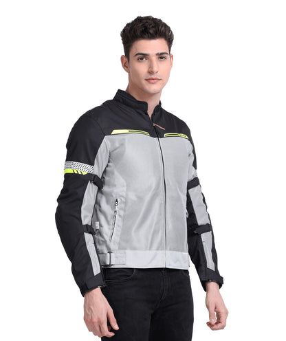 Solace Rival Urban Riding Jacket V3.0 - Silver-Neon