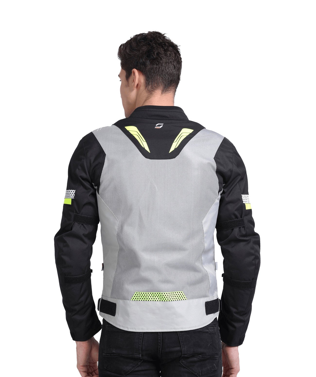 Solace Rival Urban Riding Jacket V3.0 - Silver-Neon