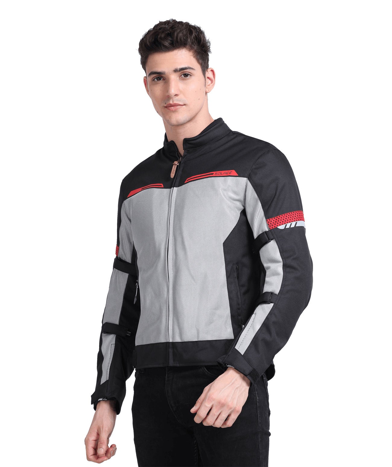 Solace Rival Urban Riding Jacket V3.0 - Black Red