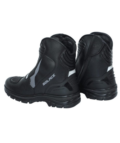 Solace Scout Motorcycle Boots (B.Grey) - Riders Junction