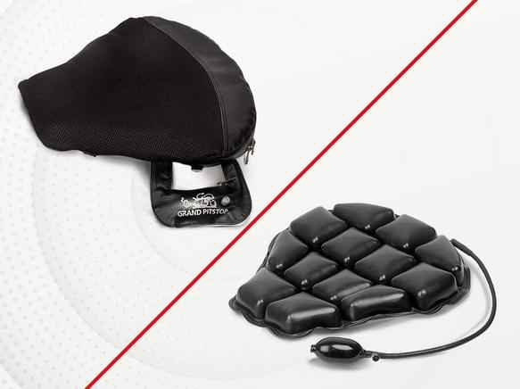 Air Cushion seat for pillion with in Built Air Pump for Motorcycles (Sports)