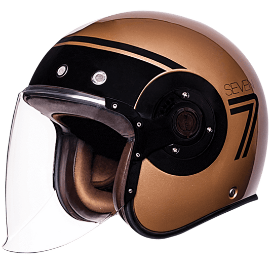 SMK Retro Jet Seven - Open Face Helmet - MA 260