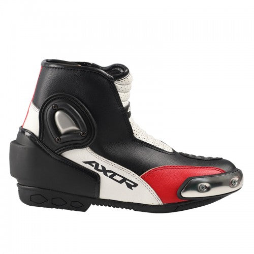 AXOR SLICKS Black Red Riding Boots
