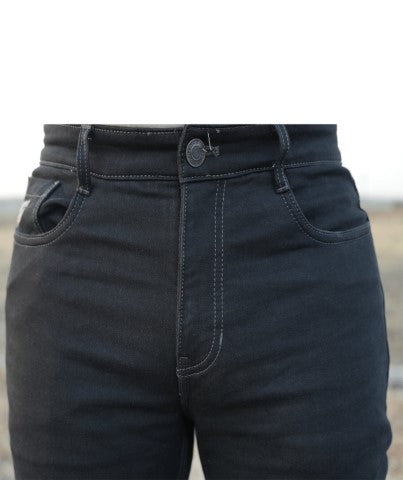 Solace Mercury Motorcycle Denim ( Black) - Riders Junction