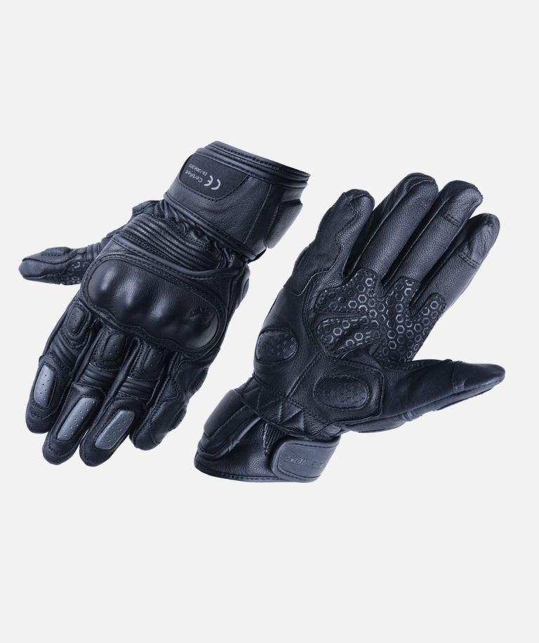 Solace Ramble Riding Gloves ( BLACK ) - Riders Junction