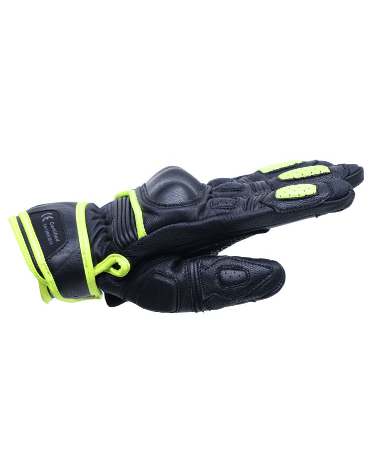 Solace Ramble Riding Gloves ( NEON ) - Riders Junction