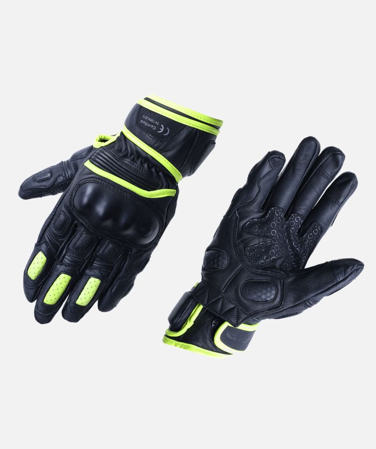 Solace Ramble Riding Gloves ( NEON ) - Riders Junction