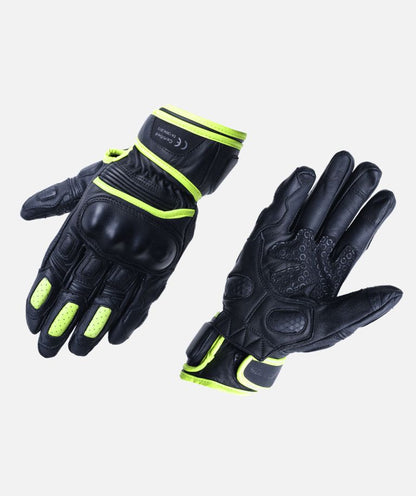 Solace Ramble Riding Gloves ( NEON ) - Riders Junction