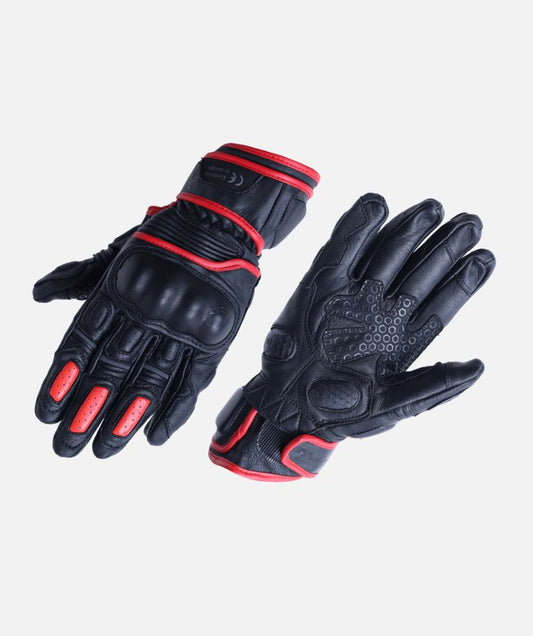 Solace Ramble Riding Gloves ( RED ) - Riders Junction