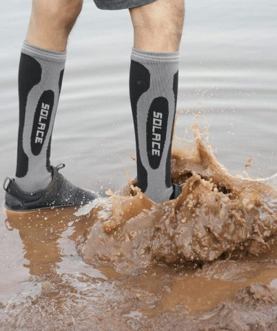 Solace Suska Core WP Socks Black & Grey - Riders Junction