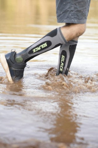 Solace Suska Core WP Socks Black & Neon - Riders Junction