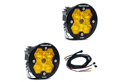 Baja Designs Aux LED - SQUADRONS 2.0 PRO ROUND - Baja Amber (59-7813-2)
